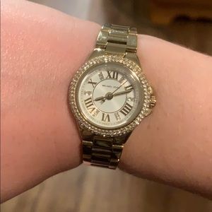Small Michael Kors Gold Watch